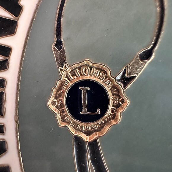 LYONS International Convention Medallion Award 1981 VTG Kachina Metal Enamel AZ - Picture 3 of 9